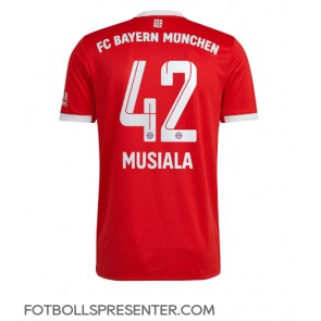 Bayern Munich Jamal Musiala #42 Hemma Matchtröja 2022-23 Kortärmad